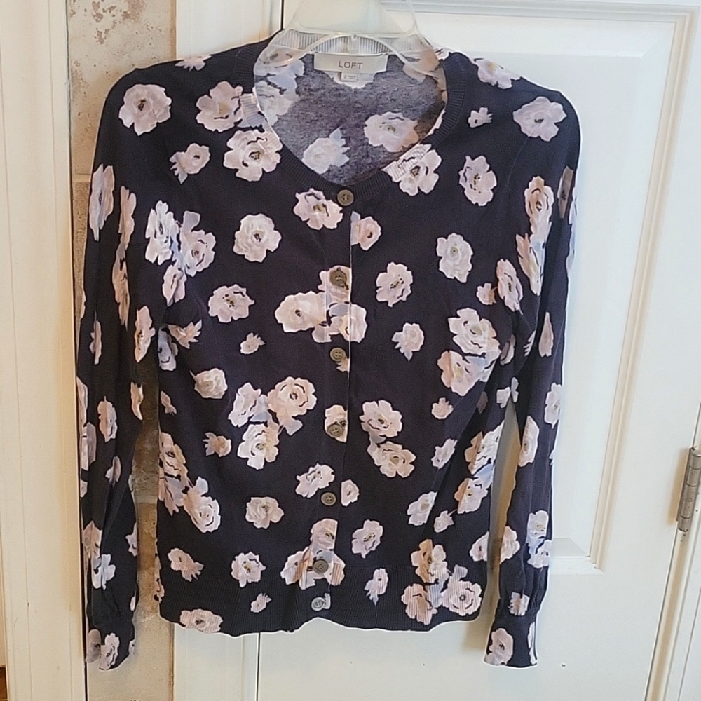 Loft Floral Cardigan
